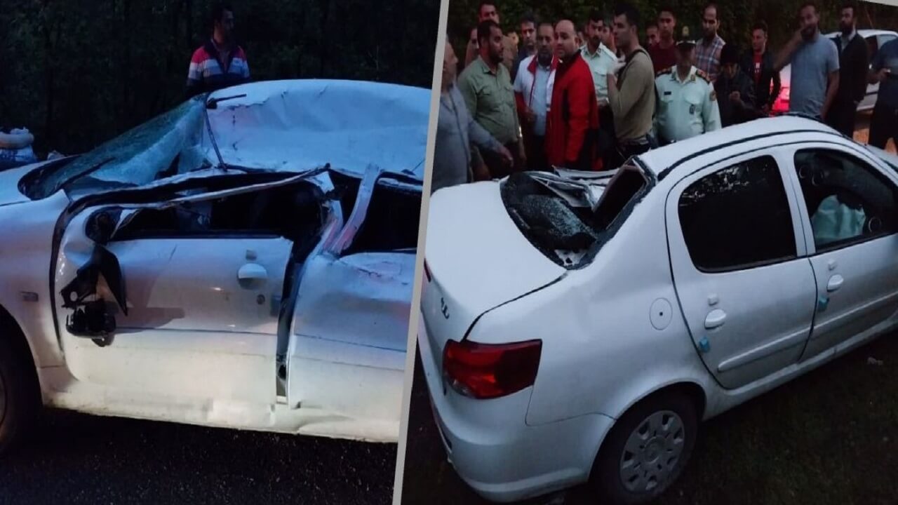 تصادف مرگبار مینی‌بوس با خودروی رانا در ماسوله /  25 نفر مصدوم شدند + عکس